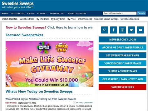 best sweepstakes sites